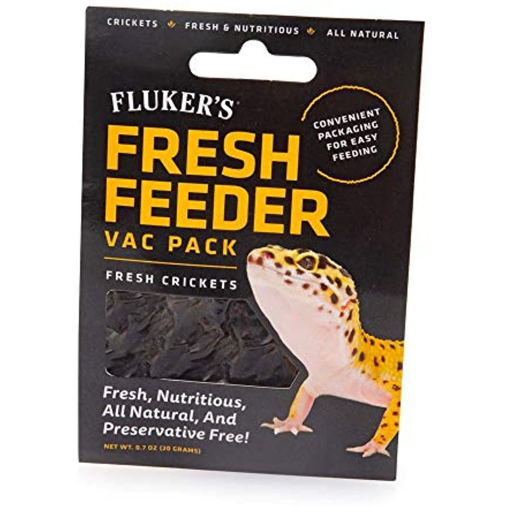 Fluker's Fresh Feeder Vac Pack Reptile Food Crickets 0.7oz
