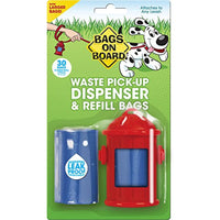 Bags on Board Waste Pickup Dispenser +Refill (Hydrant)