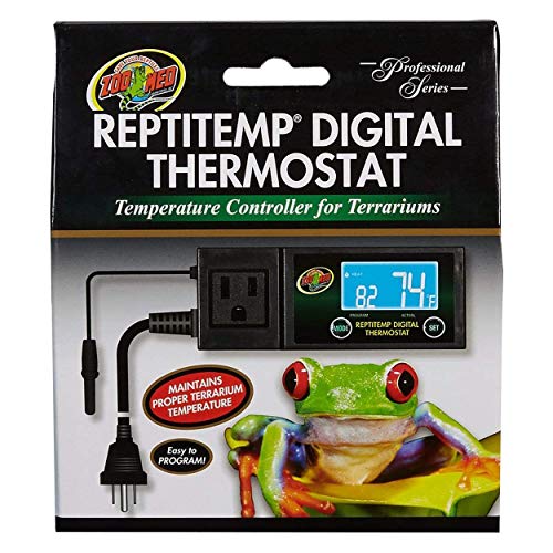 Zoo Med ReptiTemp RT-600 Digital Thermostat Controller, Black