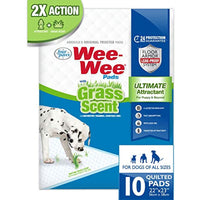 Four Paws Wee-Wee Grass Scented Puppy Pads Grass Scented 10 Count