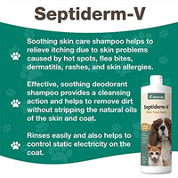 
              NaturVet Septiderm-V Skin Care Bath Wash for Dogs & Cats – Pet Health, Dog Skin, Itching, Hot Spots – Pet Shampoo, Grooming Aid – 16 Oz.
            
