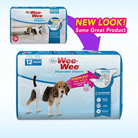 
              Four Paws Wee-Wee Disposable Dog Diapers 12 Count Medium
            