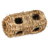 Prevue Hendryx 1092 Nature's Hideaway Grass Tunnel Toy, Small, Black, 7.5 x 3.75 x 3.75