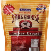Smokehouse 100-Percent Natural Turkey Breast Dog Treats, 6-Ounce