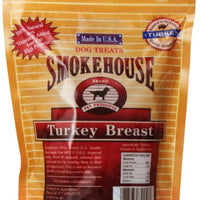 Smokehouse 100-Percent Natural Turkey Breast Dog Treats, 6-Ounce