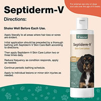 
              NaturVet Septiderm-V Skin Care Lotion for Dogs & Cats – Pet Health Supplement for Dermatitis, Dog Skin Allergies, Itching, Hot Spots, Cat Rashes – Pet Lotion, Grooming Aid – 16 Oz.
            