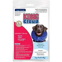 KONG - Cloud Collar - Plush, Inflatable E-Collar - for Injuries, Rashes and Post Surgery Recovery - for Large Dogs/Cats