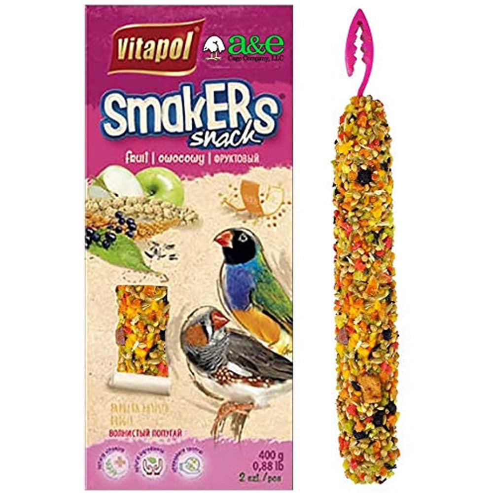 A&E Cage Co. SMAKERS Zebra Finch Treat Sticks - Fruit