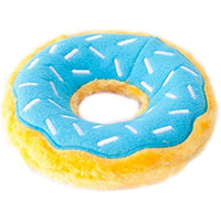 
              ZippyPaws - Original Donutz No Stuffing Squeaky Plush Dog Toy - Blueberry
            