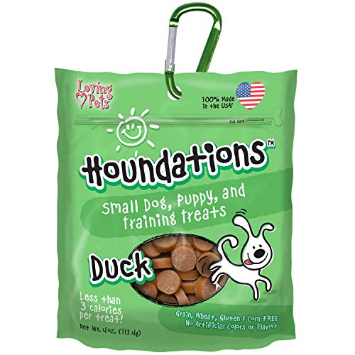 Loving Pets Houndations Duck Training Treats Dog Treat, 4 Oz/One Size