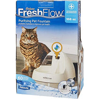 Petmate Deluxe Fresh Flow Cat, Bleached Linen, 50 Oz, 1 Count (Pack of 1)