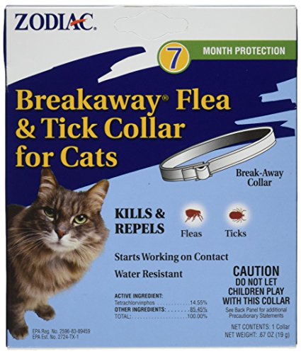 Zodiac Breakaway Flea and Tick Collar for Cats, 13