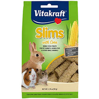 
              Vitakraft Rabbit Slims With Corn Nibble Stick Treat, 1.76 Ounce Pouch
            