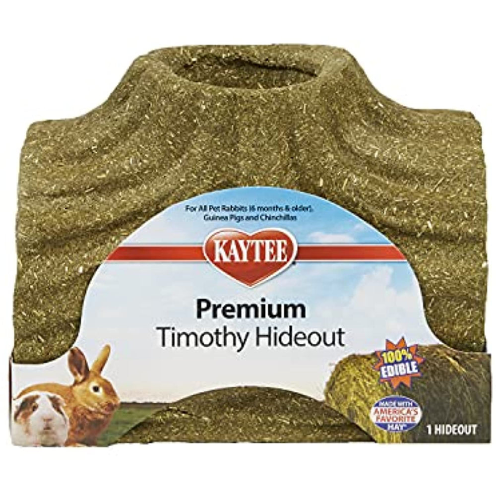 Kaytee Premium Timothy Treat Hideout For Small Animals, Large