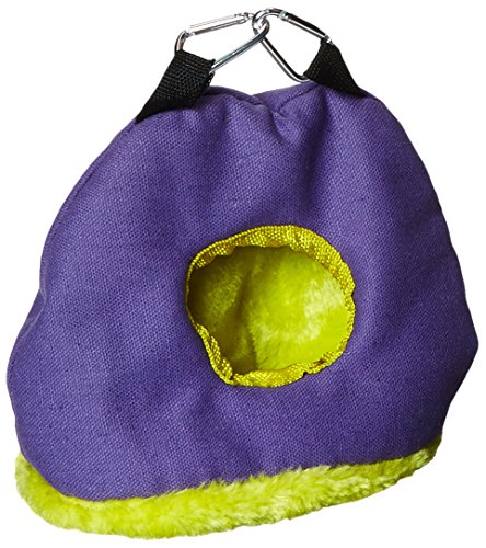 Prevue Pet Products BPV1167 Snuggle Sack Bird Nest with 2-Inch Opening, Small, Colors May Vary