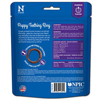 N-Bone Puppy Teething Ring Pumpkin Flavor, 3.6 Oz, 3 Rings