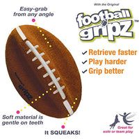 
              Nylabone Power Play Dog Felt Football Gripz 8.5"
            