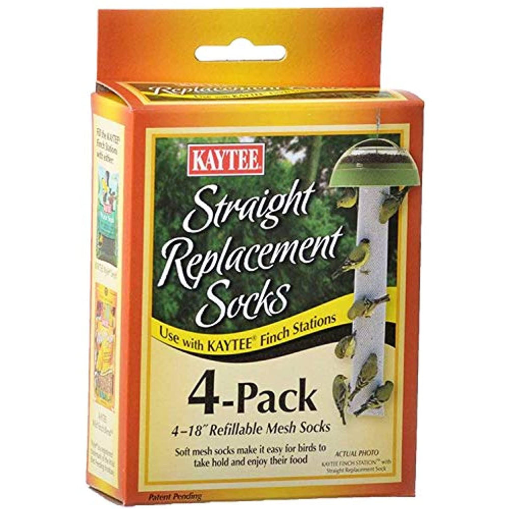 Kaytee 100501084, 1 Pack, Straight Finch Station Replacement Socks