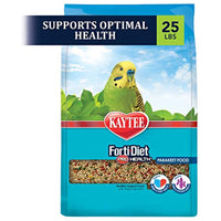 Kaytee Forti Diet Pro Health Bird Food For Parakeets, 25-Pound