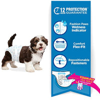 Wee-Wee Disposable Dog Diapers, X-Small (36 Count), White