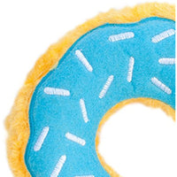 
              ZippyPaws - Original Donutz No Stuffing Squeaky Plush Dog Toy - Blueberry
            