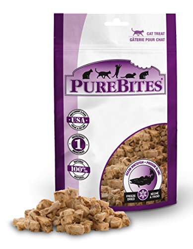 PureBites Freeze-Dried Cat Treats with Ocean Whitefish .39 oz