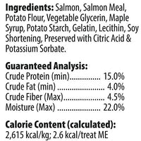 
              Loving Pets Houndations Salmon Training Treats Salmon Dog Treat, 4 Oz/One Size
            