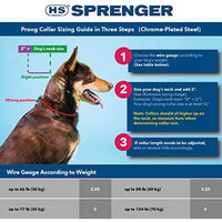 
              Herm SPRENGER Ultra-Plus Prong Dog Training Collar, 20" neck size, 3.2 mm x 22" chain length, Steel Chrome Plated Dog Prong Collar, Pinch Collar for Dogs, Dog Correction Collar, Prong Training Collar
            