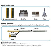 
              Wee-Wee Dog Waste Pick-Up Tool Set with Rake, Spade & Pan, Small
            