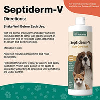 
              NaturVet Septiderm-V Skin Care Bath Wash for Dogs & Cats – Pet Health, Dog Skin, Itching, Hot Spots – Pet Shampoo, Grooming Aid – 16 Oz.
            