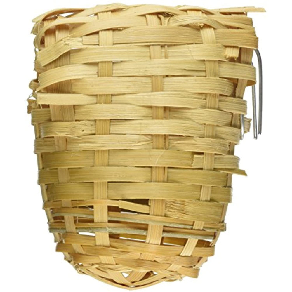 Prevue Pet Products BPV1154 Bamboo Covered Finch Bird Twig Nest