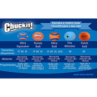 
              Chuckit! Tennis Fetch Ball Dog Toy; Non Abrasive Felt is Safer for Dog's Mouths; Small 2-Pack, 2 Inches Diameter
            