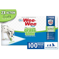 
              Four Paws Wee-Wee Grass Scented Puppy Pads Grass Scented 100 Count
            
