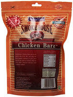 
              Smokehouse 100-Percent Natural Chicken Barz Dog Treats, 8-Ounce
            