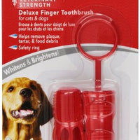 Petrodex Deluxe Finger Toothbrush for Dogs and Cats, 2 count