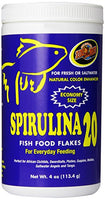 
              Zoo Med Spirulina 20 Flake Fish Food, 4-Ounce
            