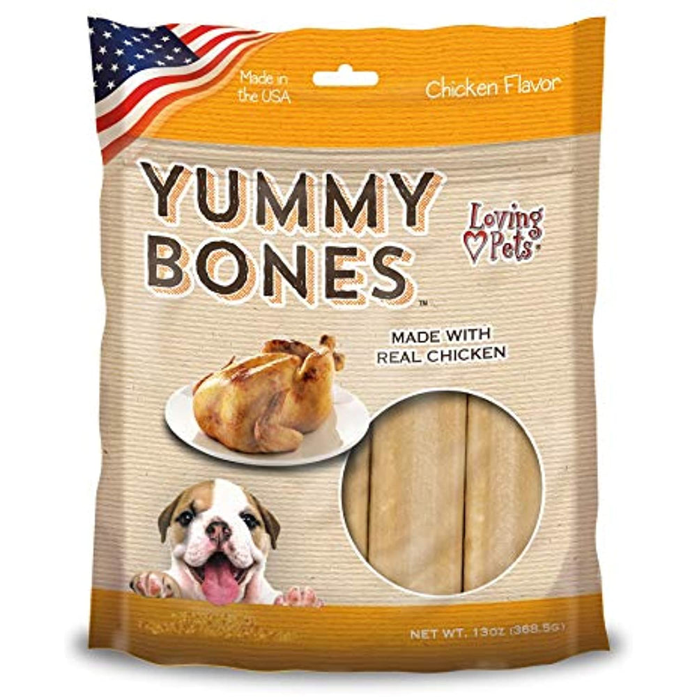 Loving Pets 5054 13 Oz Meaty Marrow Bones Beef Recipe For Dogs, Small
