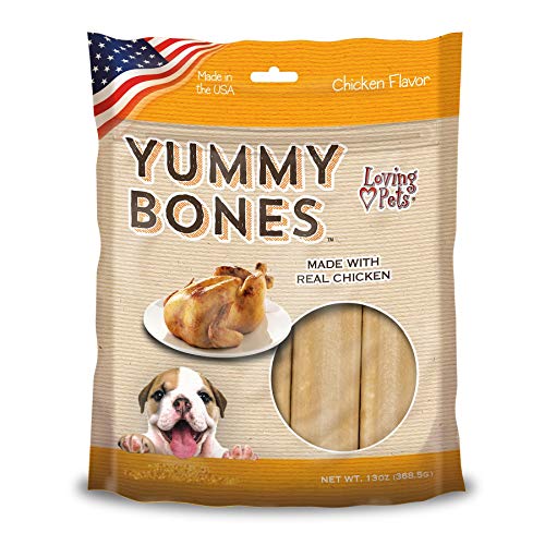 Loving Pets 5055 13 Oz Meaty Marrow Bones Beef Recipe For Dogs, Large