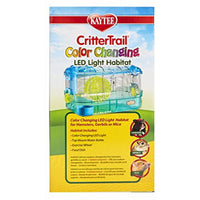 
              Kaytee CritterTrail Color Changing LED Light Habitat 16 inches x 10.5 inches x 10.5 inches
            