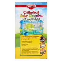 Kaytee CritterTrail Color Changing LED Light Habitat 16 inches x 10.5 inches x 10.5 inches