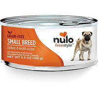 Nulo Freestyle Grain Free Small Breed Wet Dog Food Turkey & Lentil, 24ea/5.5 oz, 24 pk