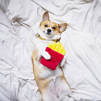 
              ZippyPaws - NomNomz Plush Squeaker Dog Toy for The Foodie Pup - Fries
            