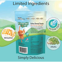 
              Emerald Pet Feline Dental Crunchy Natural Grain Free Cat Treats, Made in USA, 3 oz, Model: 00404-CO
            