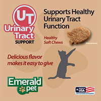 Emerald Pet - Feline Cat Treat, Cat Chew,  (Feline Health and Urinary Tract Control, 2.5 Ounces), CATSUPPLIE (00444-CU)