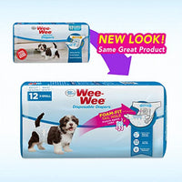 Four Paws Wee-Wee Disposable Dog Diapers 12 Count X-Small