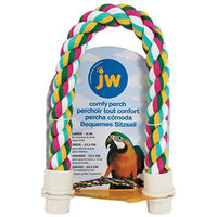 JW Pet Comfy Perch For Birds Flexible Multi-color Rope 21" L (Pack of 1)
