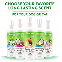 TropiClean Kiwi Blossom Deodorizing Spray for Pets - 8 Fl Oz (Pack of 1)