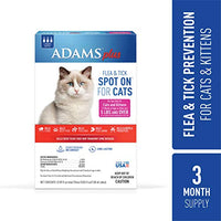 Adams Plus Flea & Tick Spot On for Cats & Kittens Over 5 lbs