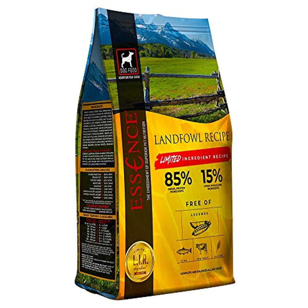 Essence Pet Foods Limited Ingredient Recipe Landfowl Dry Dog Food (4 lb)