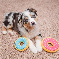
              ZippyPaws - Mini Donutz No Stuffing Squeaky Plush Dog Toy - Chocolate
            